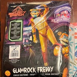 Rubie's Glamrock Freddy Kids Costume - Orange and Blue